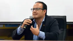 Francisco Egas, presidente de la Federación Ecuatoriana de Fútbol.