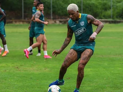 Michael Arroyo ya se entrena con Barcelona Sporting Club