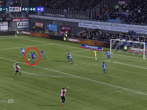 Horrible: así fue la lesión de ligamento de Luis Sinisterra con el Feyenoord