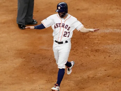 La insólita excusa de José Altuve para no quitarse la camiseta tras su jonrón