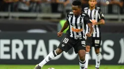 Cazares durante un partido de Atlético Mineiro.