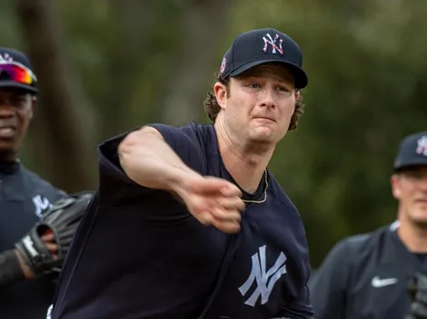 Así se vio Gerrit Cole en su primera práctica de picheo con los Yankees