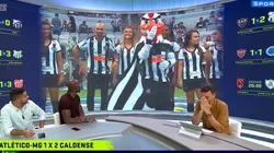 Video: desagradable gesto de la mascota de Atlético Mineiro en la presentación del equipo femenino