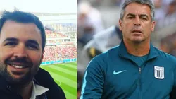 Lostaunau ha sido captado con camiseta foto de Alianza y en Matute.