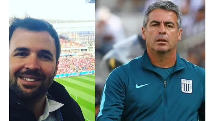Lostaunau ha sido captado con camiseta foto de Alianza y en Matute.