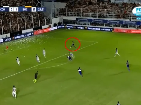 Salvio la paró, desparramó a un defensor y la clavó