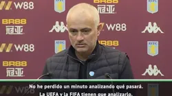 José Mourinho en conferencia de prensa.