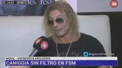 Claudio Caniggia, sin pelos en la lengua.