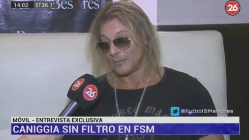 Claudio Caniggia, sin pelos en la lengua.