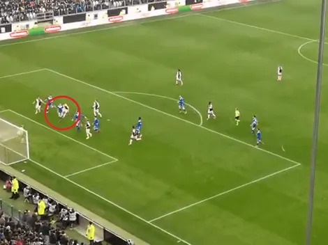 No de nuevo: Higuaín festejaba su gol, pero se lo anularon por offside