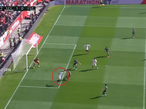 Ocampos volvió a marcar en el empate de Sevilla contra Espanyol