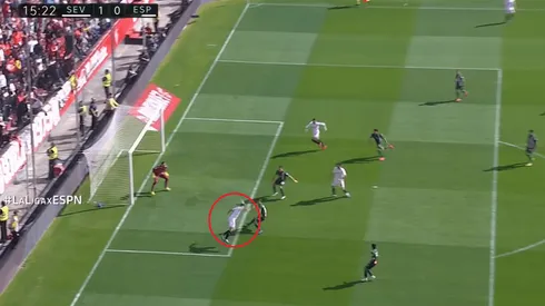 Ocampos volvió a marcar en el empate de Sevilla contra Espanyol