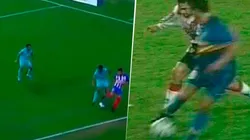 Pura magia: el túnel de Alexis Vega emulando el de Juan Román Riquelme a Mario Yepes