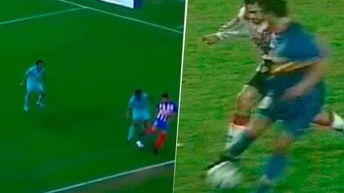 Pura magia: el túnel de Alexis Vega emulando el de Juan Román Riquelme a Mario Yepes