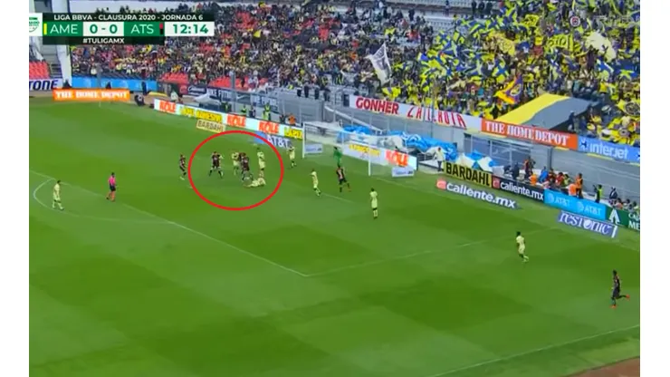 Atlas lo ganaba, pero el VAR lo anuló