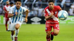 Gabriel Hauche, uno de los goleadores del partido.