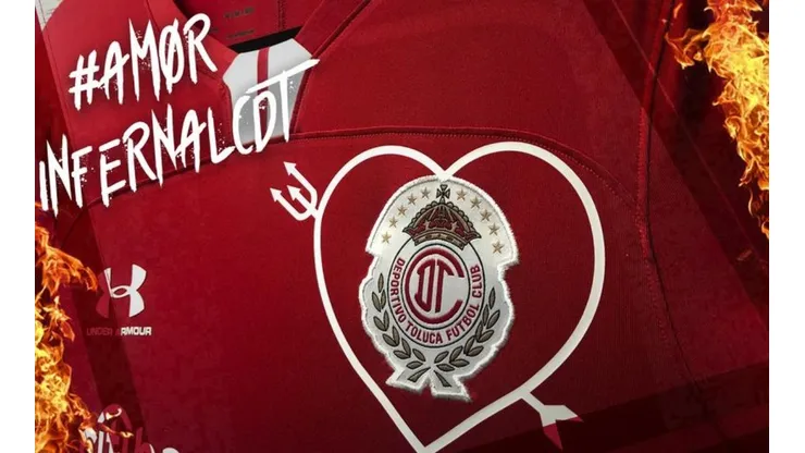 Un flechazo al corazón: la playera especial que usará Toluca frente a Pumas
