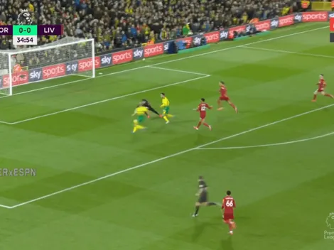 La razón por la que esta jugada no terminó en gol: el atajadón de Alisson