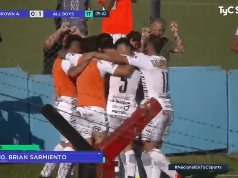 Volvió a estar activo: debut y gol de Brian Sarmiento en All Boys