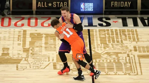 Trae Young retó a Dončić y Luka no perdonó