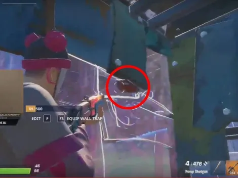 ¿Qué fue eso? Streamer atrapa un cohete en una pared en Fortnite