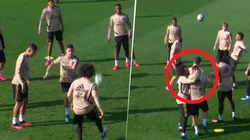 Marcelo tiró de canchero y provocó el enfado de James Rodríguez.