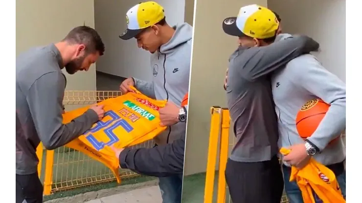 Dos potencias se saludan: el encuentro entre André-Pierre Gignac y Juan Toscano