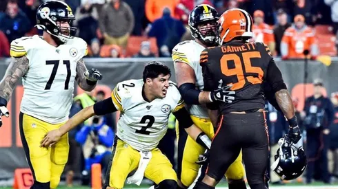 Myes Garrett volvió a acusar a Mason Rudolph de racismo.