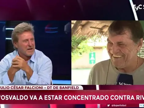 Hrabina quiso hacerle una pregunta a Falcioni, pero éste lo troleó fuerte