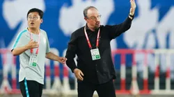 Rafa Benítez y el equipo chino que dirige están en cuarentena en un hotel