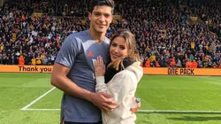 Raúl Jiménez escoge el nombre de su bebé