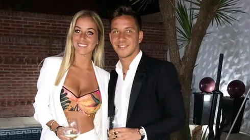 Foto de Driussi con su pareja.
