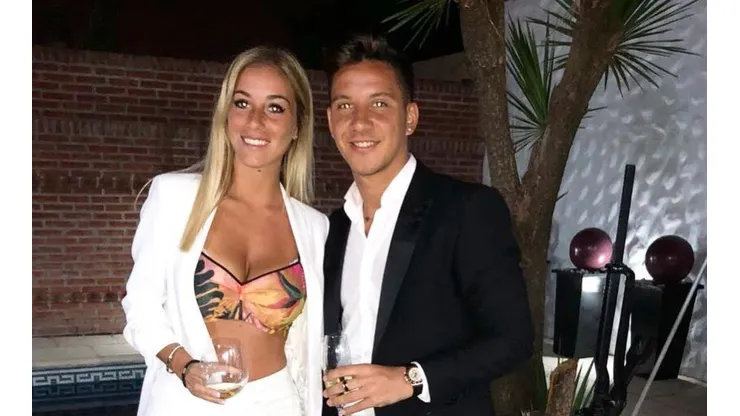 Foto de Driussi con su pareja.