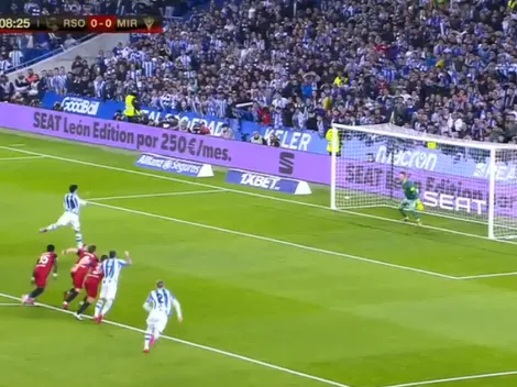 Oyarzabal le enseñó a Blackburn cómo se patea saltando y metió un golazo