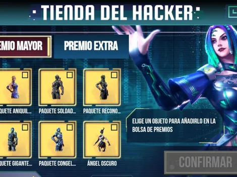 Regresa la Tienda del Hacker a Free Fire ¡Todas las Recompensas!