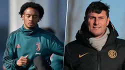 Juan Guillermo Ciuadrado y Javier Zanetti.