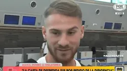 Mac Allister, desde el aeropuerto: "No quiero echar más leña al fuego"