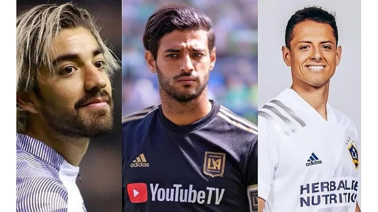 Rodolfo Pizarro, Carlos Vela y Javier Hernández en la MLS