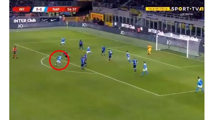 Video: golazo de Fabián Ruíz para quebrar la resistencia del Inter