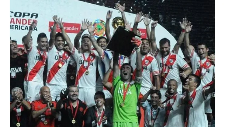 River subió un posteo por los 5 años de la Recopa y Mercado comentó