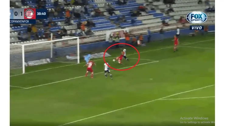 Jara puso el empate para Toluca