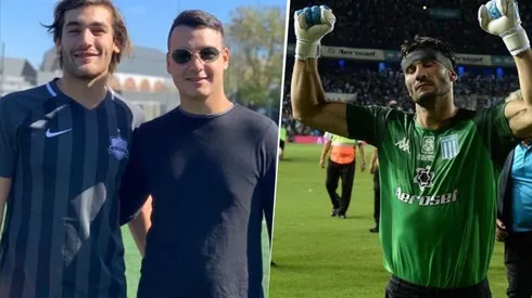 Demente total: prometió tatuarse a Javi García si Racing ganaba y cumplió