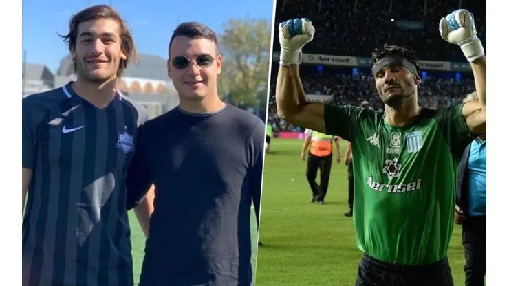 Demente total: prometió tatuarse a Javi García si Racing ganaba y cumplió