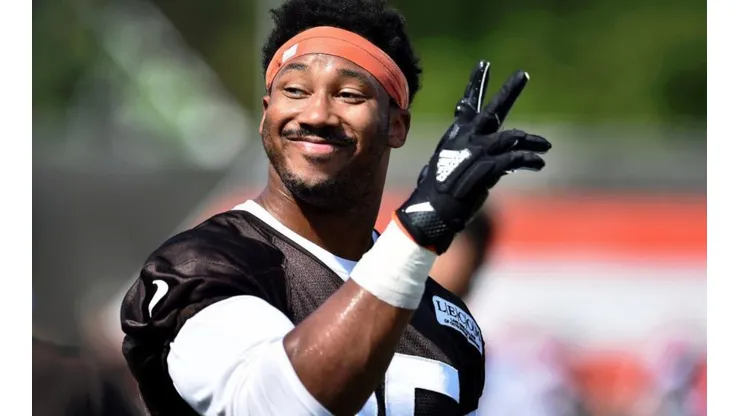 Levantaron la sanción de Myles Garrett y lo festejó con un tuit épico.