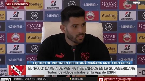 Romero rompió el silencio de Independiente tras el clásico