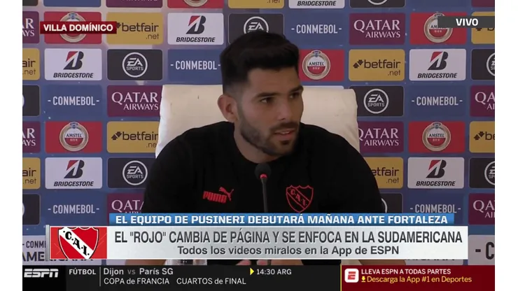 Romero rompió el silencio de Independiente tras el clásico
