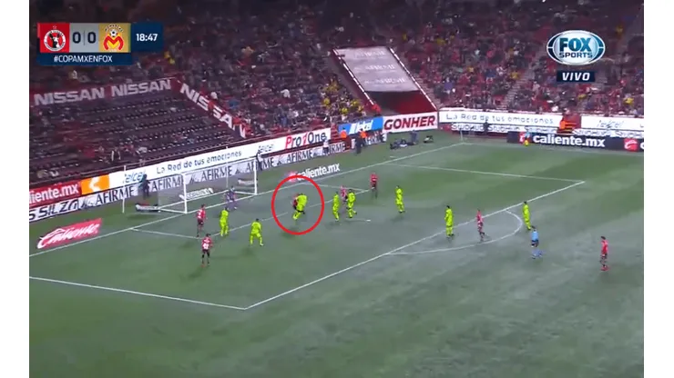 ¡Por fin! Llegó el primer gol de la noche entre Tijuana y Morelia