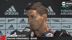 A Nacho Fernández le preguntaron si le gustaría un desempate con Boca