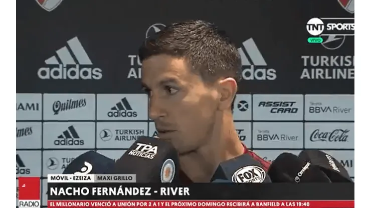 A Nacho Fernández le preguntaron si le gustaría un desempate con Boca