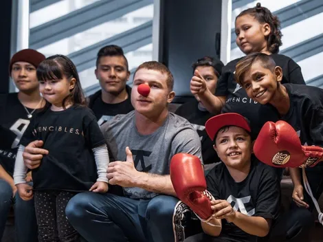 Canelo Álvarez se compromete a ayudar a la Asocición Nariz Roja